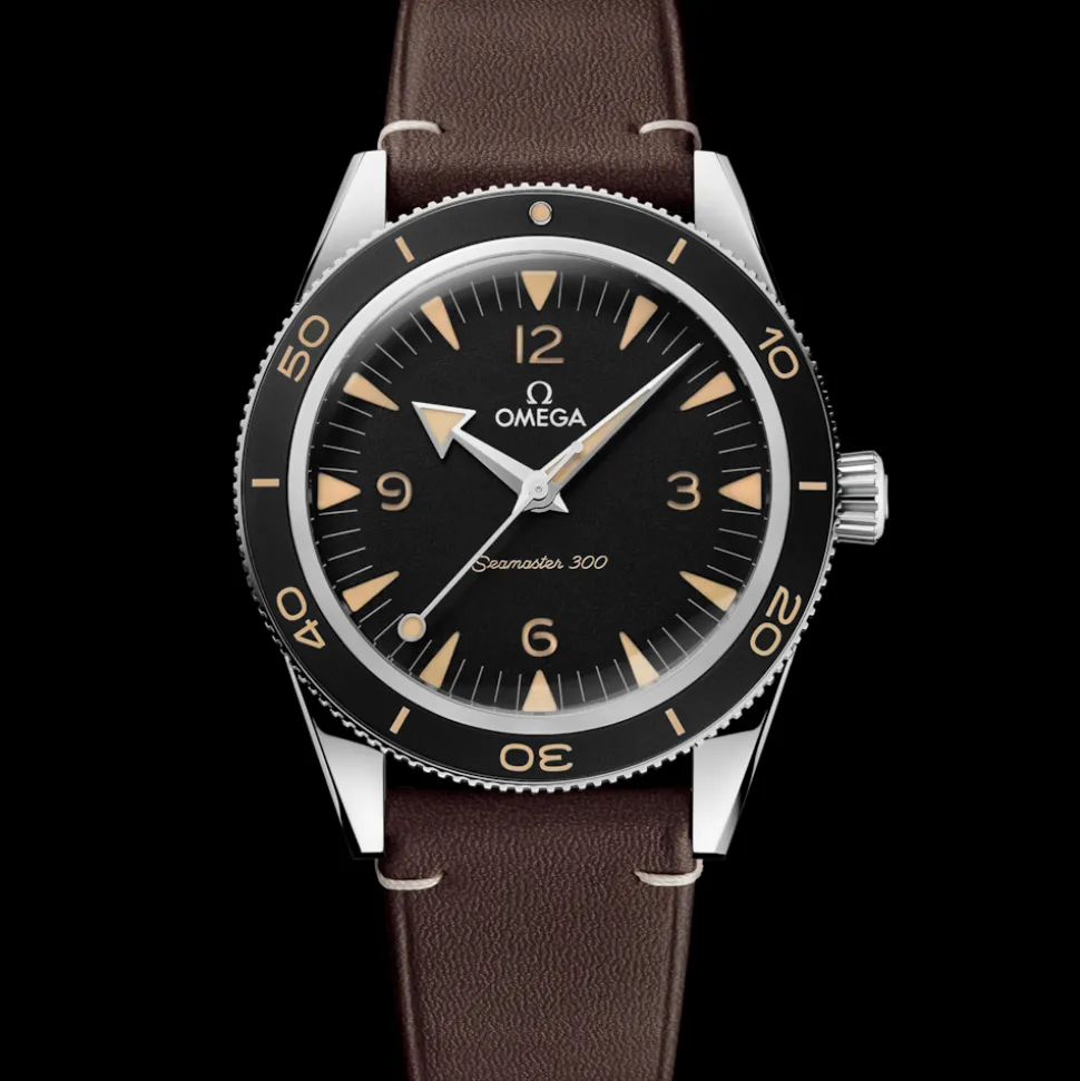 41 mm, acciaio su cinturino di pelle