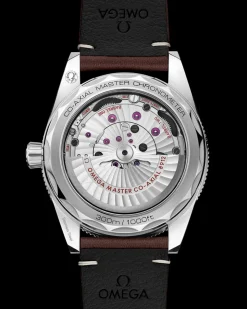 41 mm, acciaio su cinturino di pelle