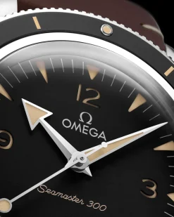41 mm, acciaio su cinturino di pelle