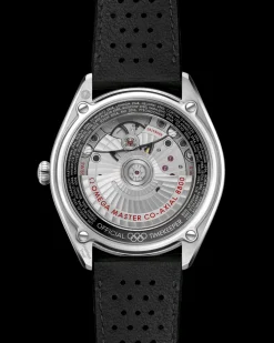 39,5 mm, acciaio su cinturino di pelle