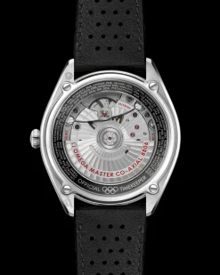 39,5 mm, acciaio su cinturino di pelle