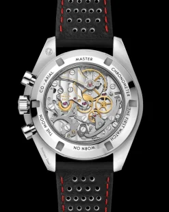 42 mm, acciaio su cinturino di pelle