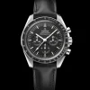 42 mm, acciaio su cinturino di pelle