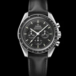 42 mm, acciaio su cinturino di pelle