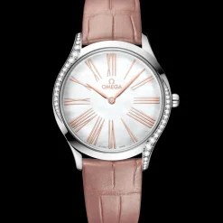 36 mm, acciaio su cinturino di pelle