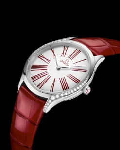 36 mm, acciaio su cinturino di pelle