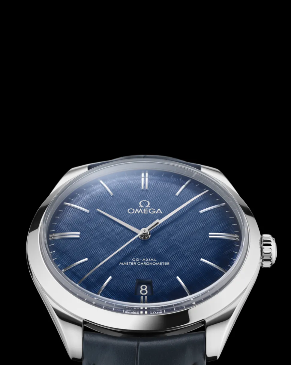 40 mm, acciaio su cinturino di pelle