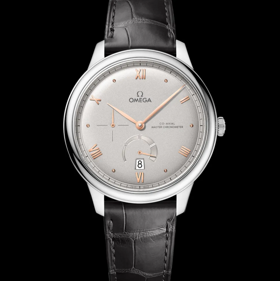 41 mm, acciaio su cinturino di pelle