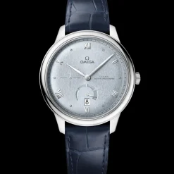 41 mm, acciaio su cinturino di pelle