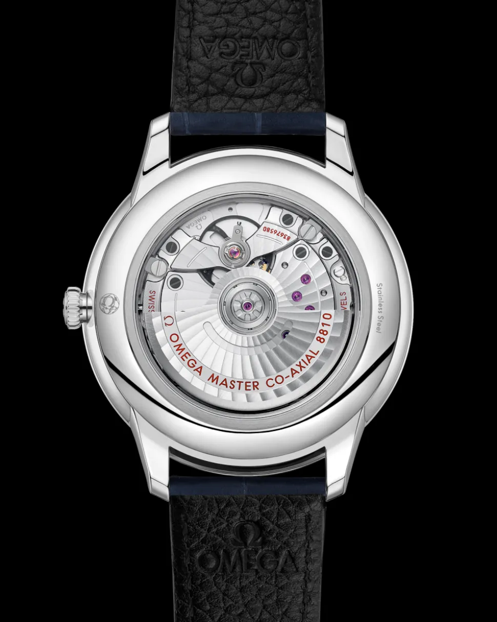 41 mm, acciaio su cinturino di pelle