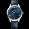 41 mm, acciaio su cinturino di pelle