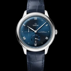 41 mm, acciaio su cinturino di pelle
