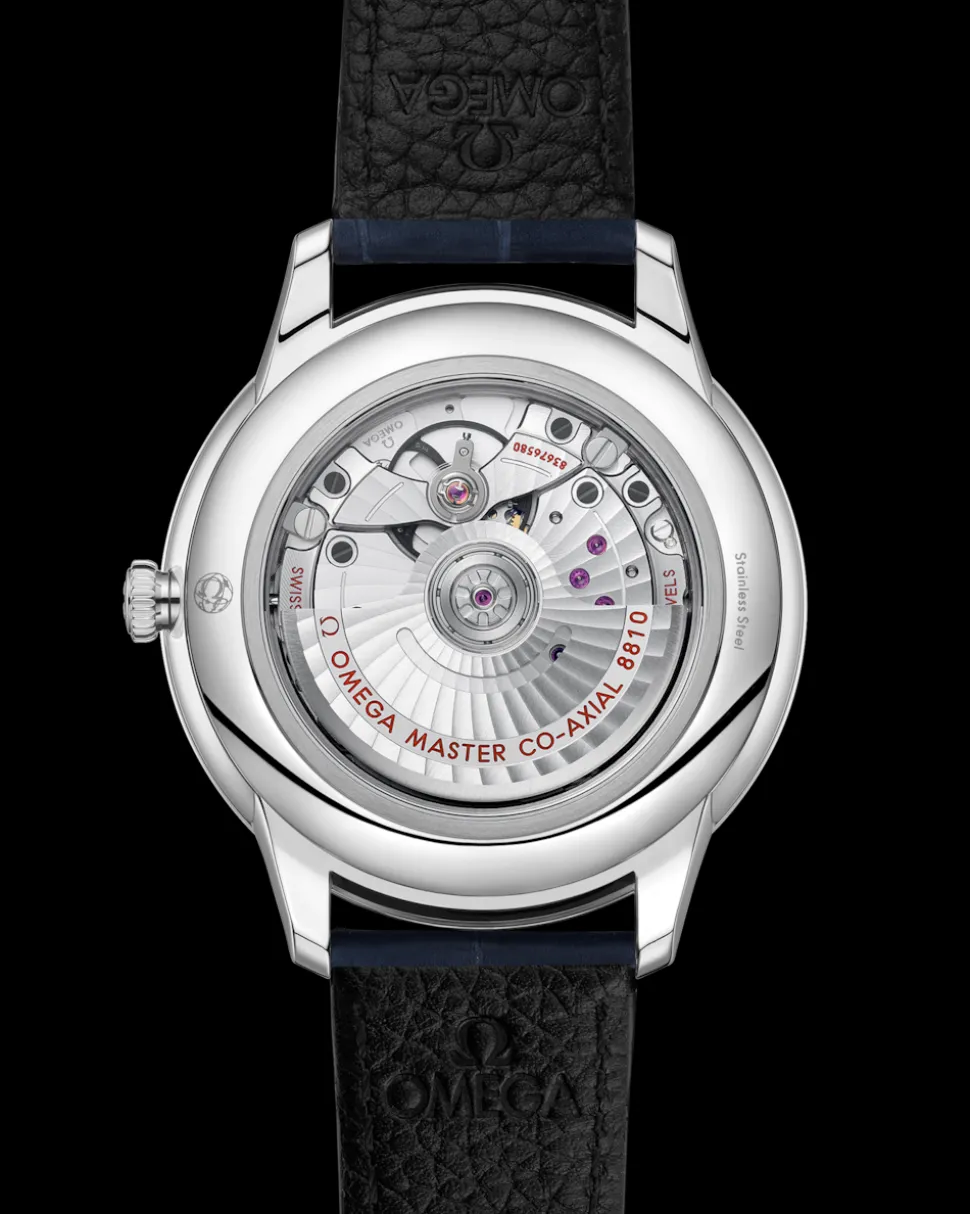 41 mm, acciaio su cinturino di pelle