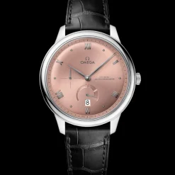 41 mm, acciaio su cinturino di pelle