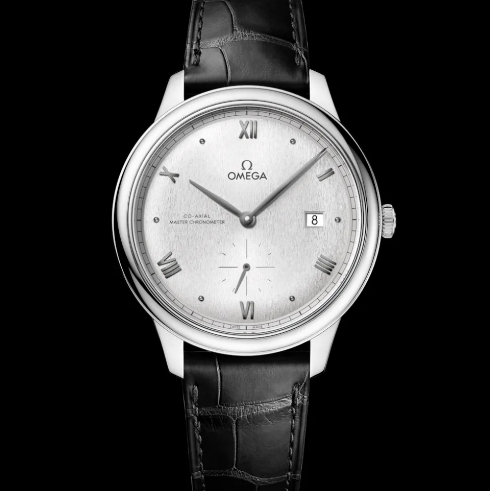 41 mm, acciaio su cinturino di pelle