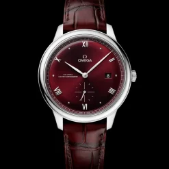 41 mm, acciaio su cinturino di pelle