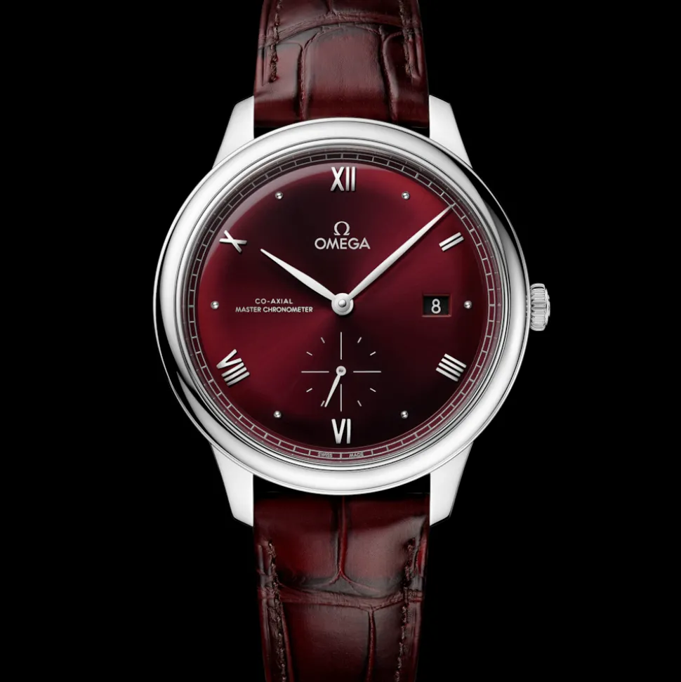 41 mm, acciaio su cinturino di pelle