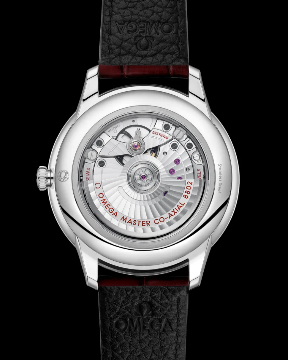 41 mm, acciaio su cinturino di pelle