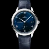 41 mm, acciaio su cinturino di pelle