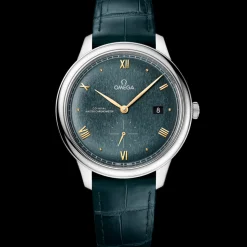 41 mm, acciaio su cinturino di pelle