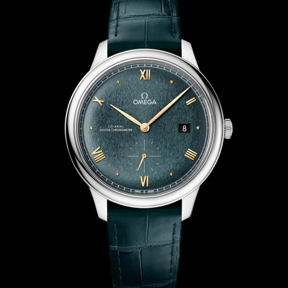 41 mm, acciaio su cinturino di pelle