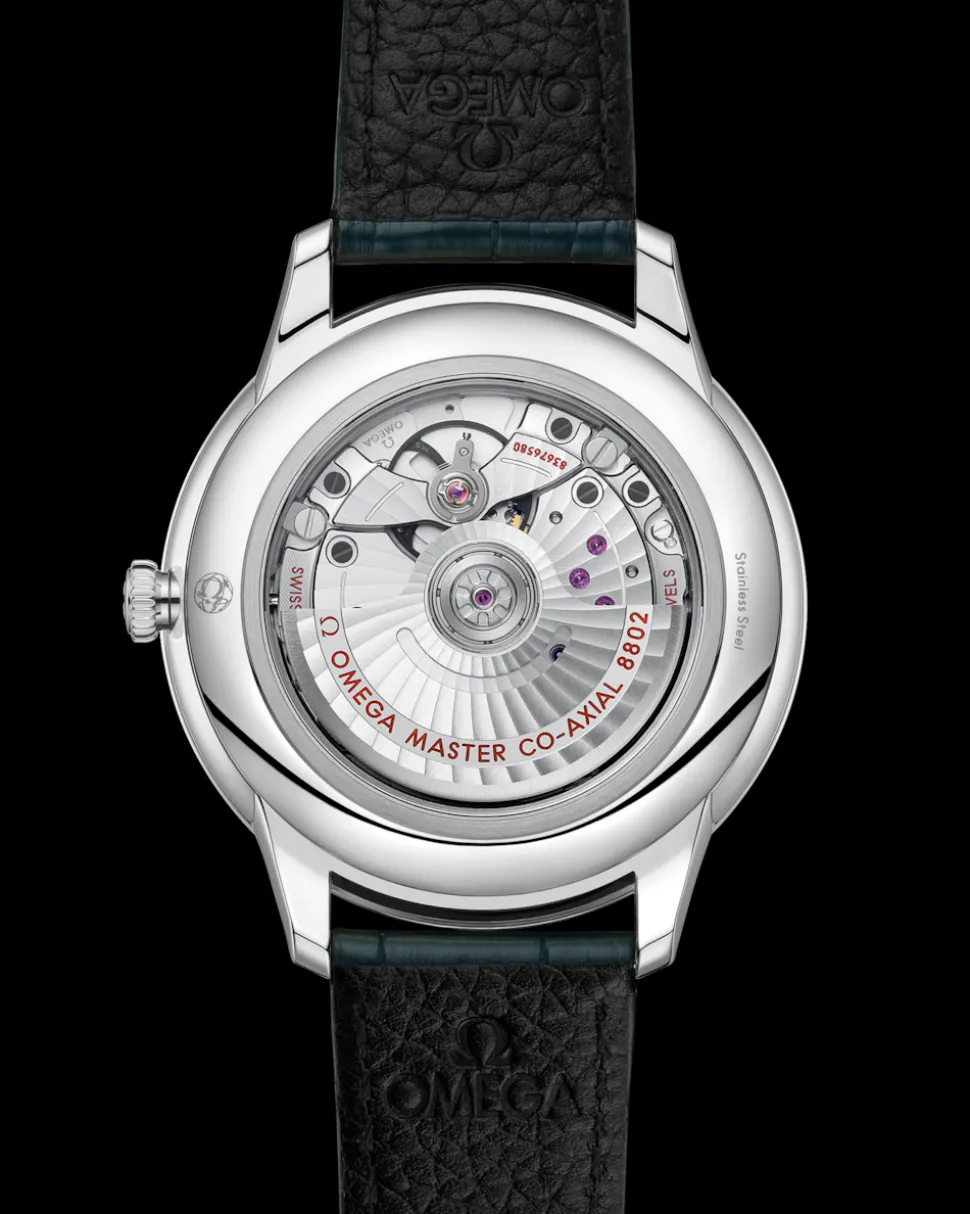41 mm, acciaio su cinturino di pelle