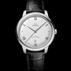 40 mm, acciaio su cinturino di pelle