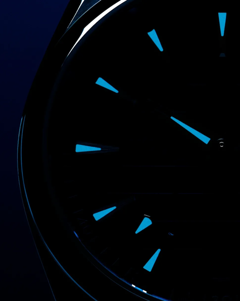 41 mm, acciaio su cinturino in caucciù