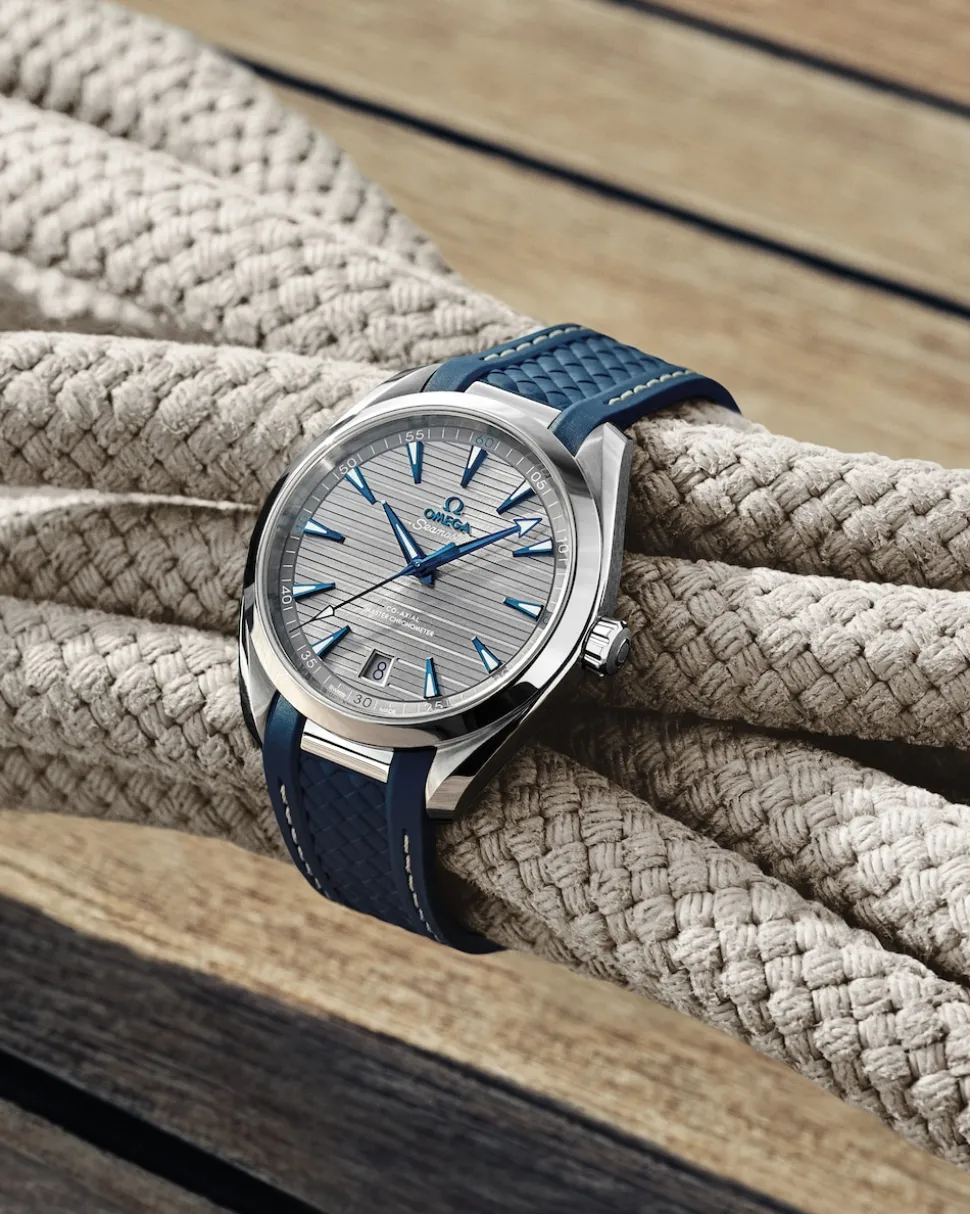 41 mm, acciaio su cinturino in caucciù
