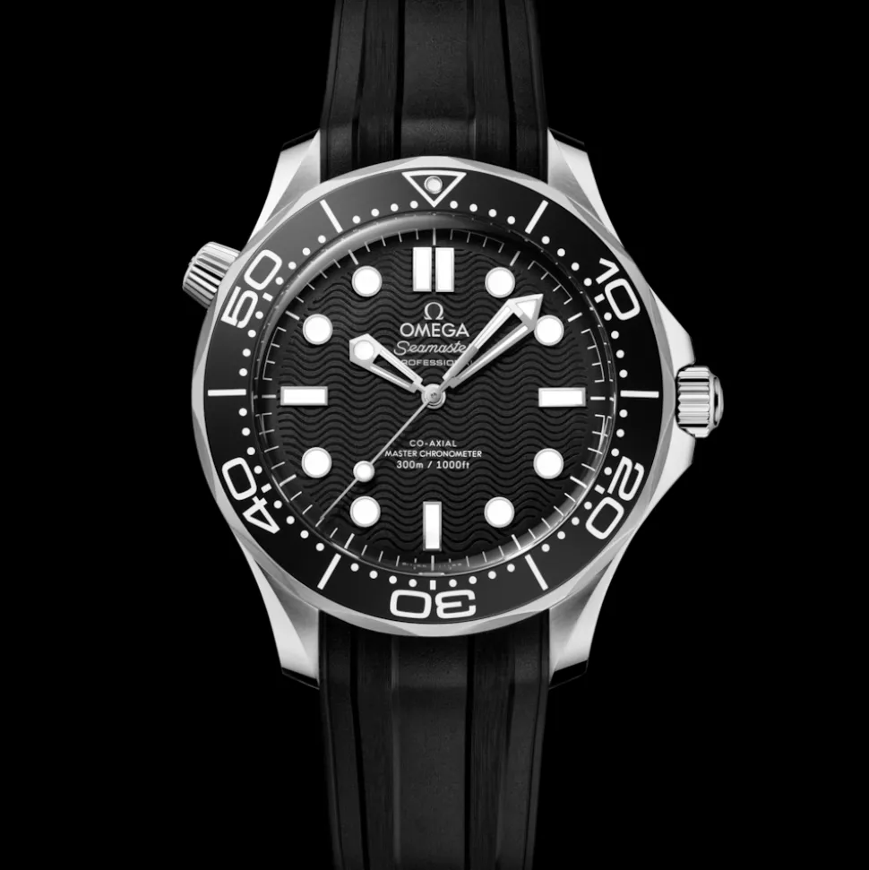 42 mm, acciaio su cinturino in caucciù