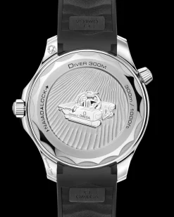 42 mm, acciaio su cinturino in caucciù