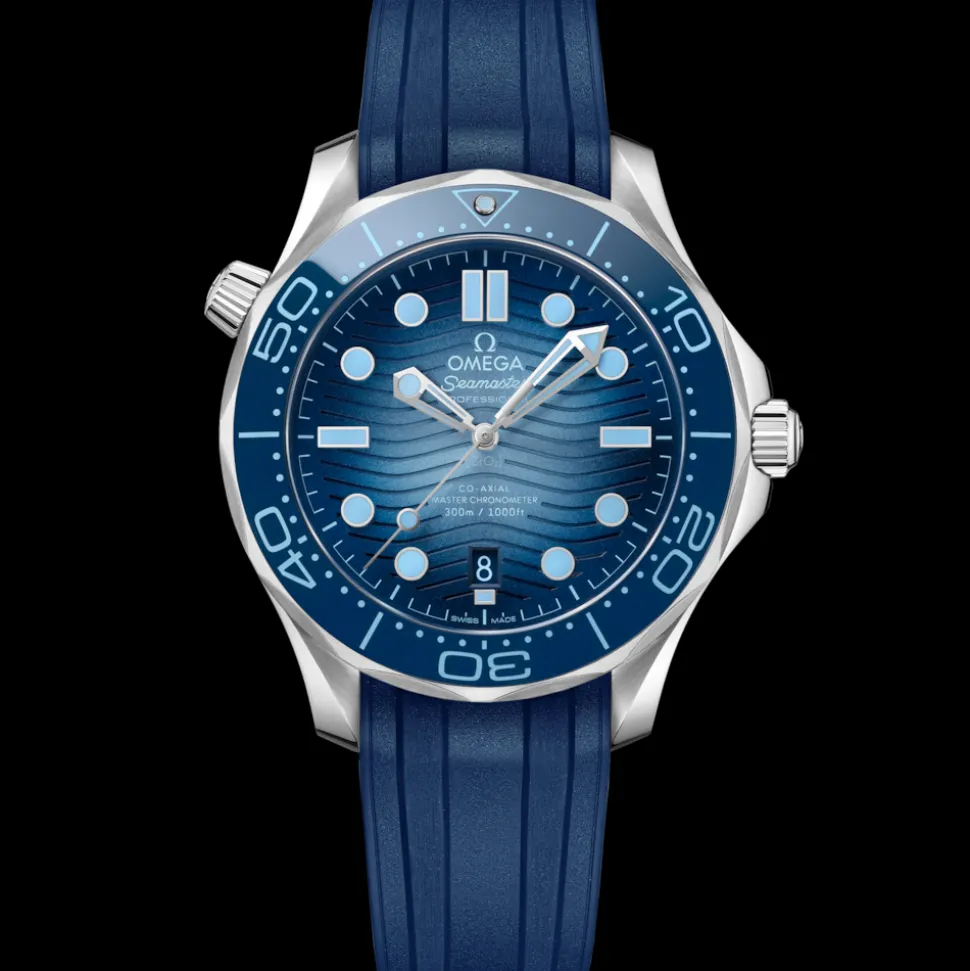 42 mm, acciaio su cinturino in caucciù