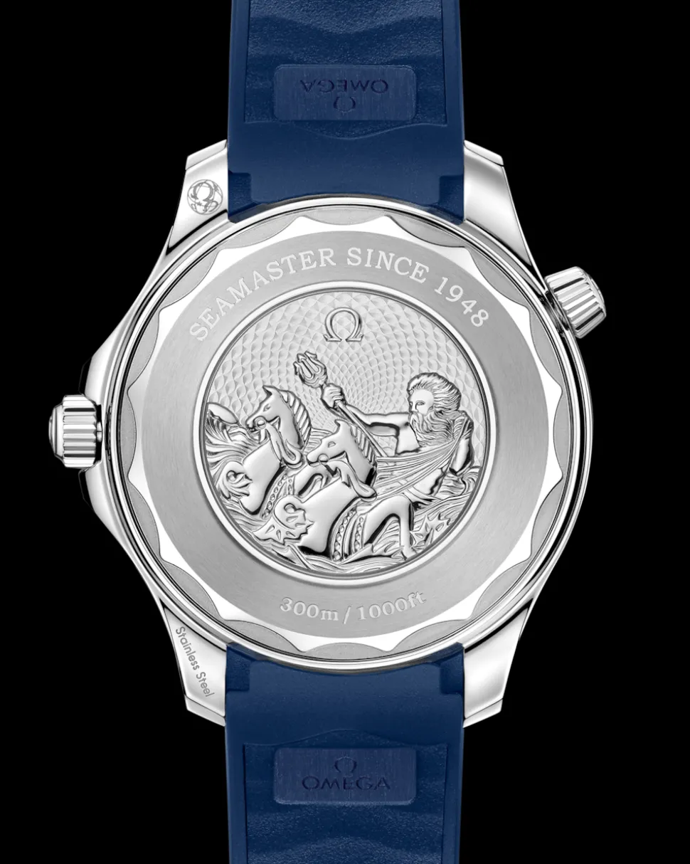 42 mm, acciaio su cinturino in caucciù