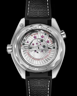 43,5 mm, acciaio su cinturino in pelle con rivestimento interno in caucciù