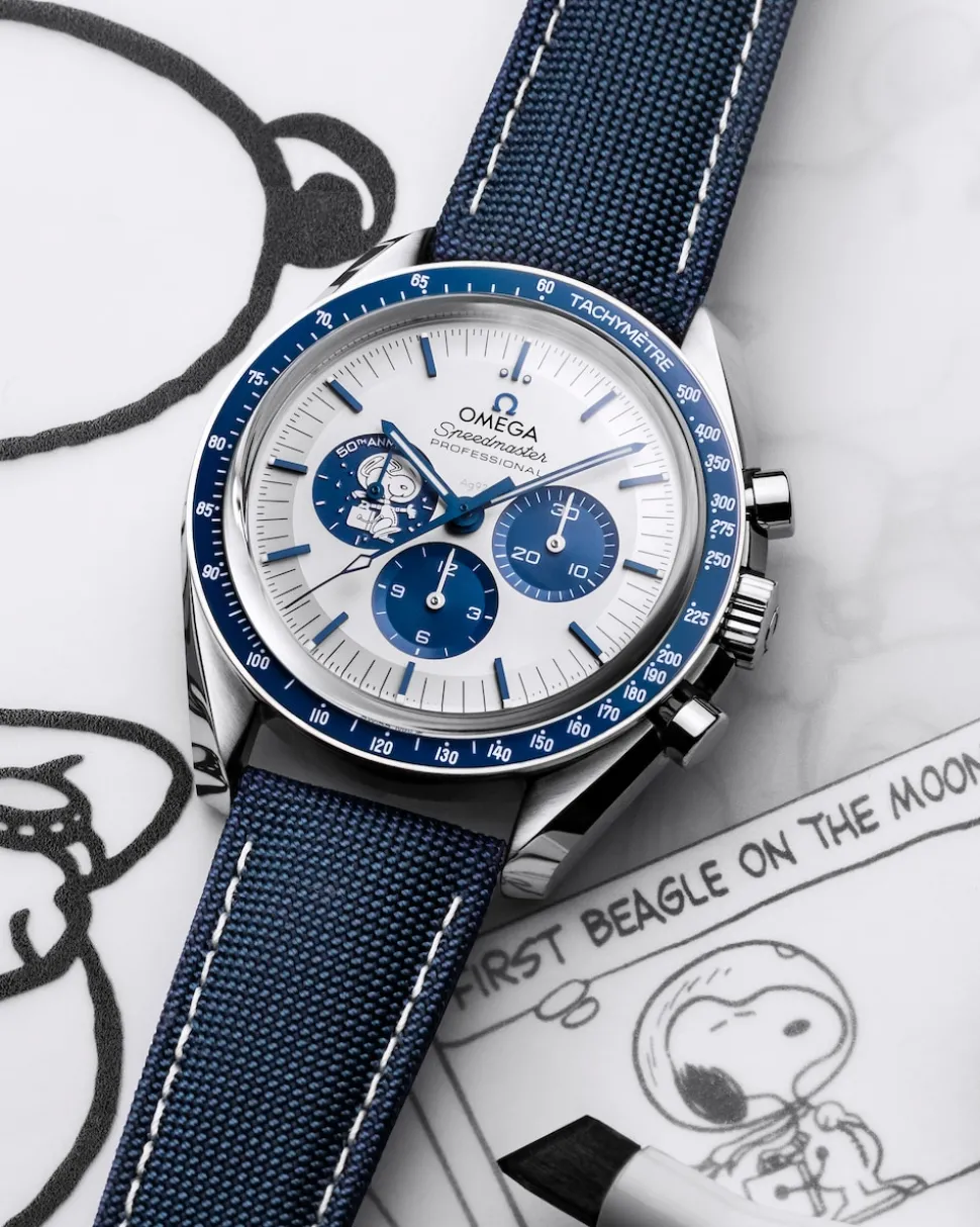 42 mm, acciaio su cinturino in tessuto rivestito in nylon