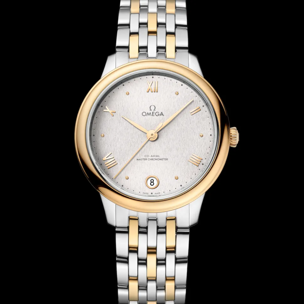 34 mm, acciaio‑oro giallo su acciaio‑oro giallo