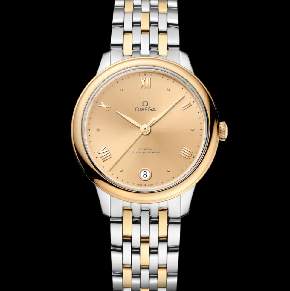 34 mm, acciaio‑oro giallo su acciaio‑oro giallo