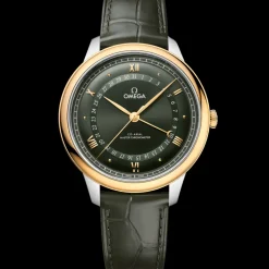 42 mm, acciaio‑oro giallo su alligatore