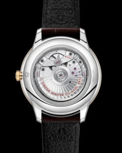 41 mm, acciaio‑oro giallo su cinturino di pelle