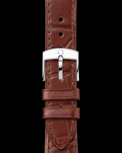 41 mm, acciaio‑oro giallo su cinturino di pelle
