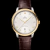 40 mm, acciaio‑oro giallo su cinturino di pelle