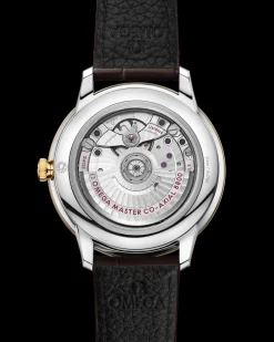 40 mm, acciaio‑oro giallo su cinturino di pelle