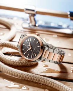 41 mm, acciaio‑oro Sedna™ su acciaio‑oro Sedna™