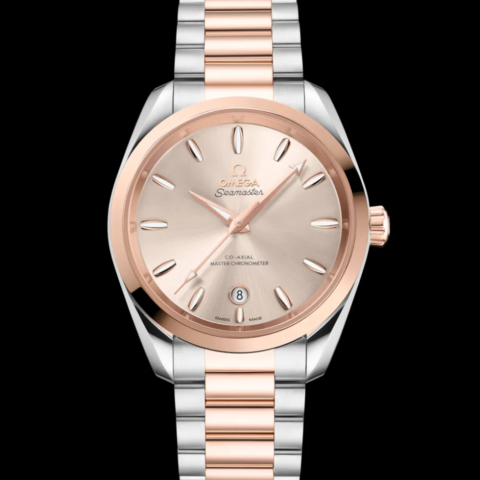 38 mm, acciaio‑oro Sedna™ su acciaio‑oro Sedna™
