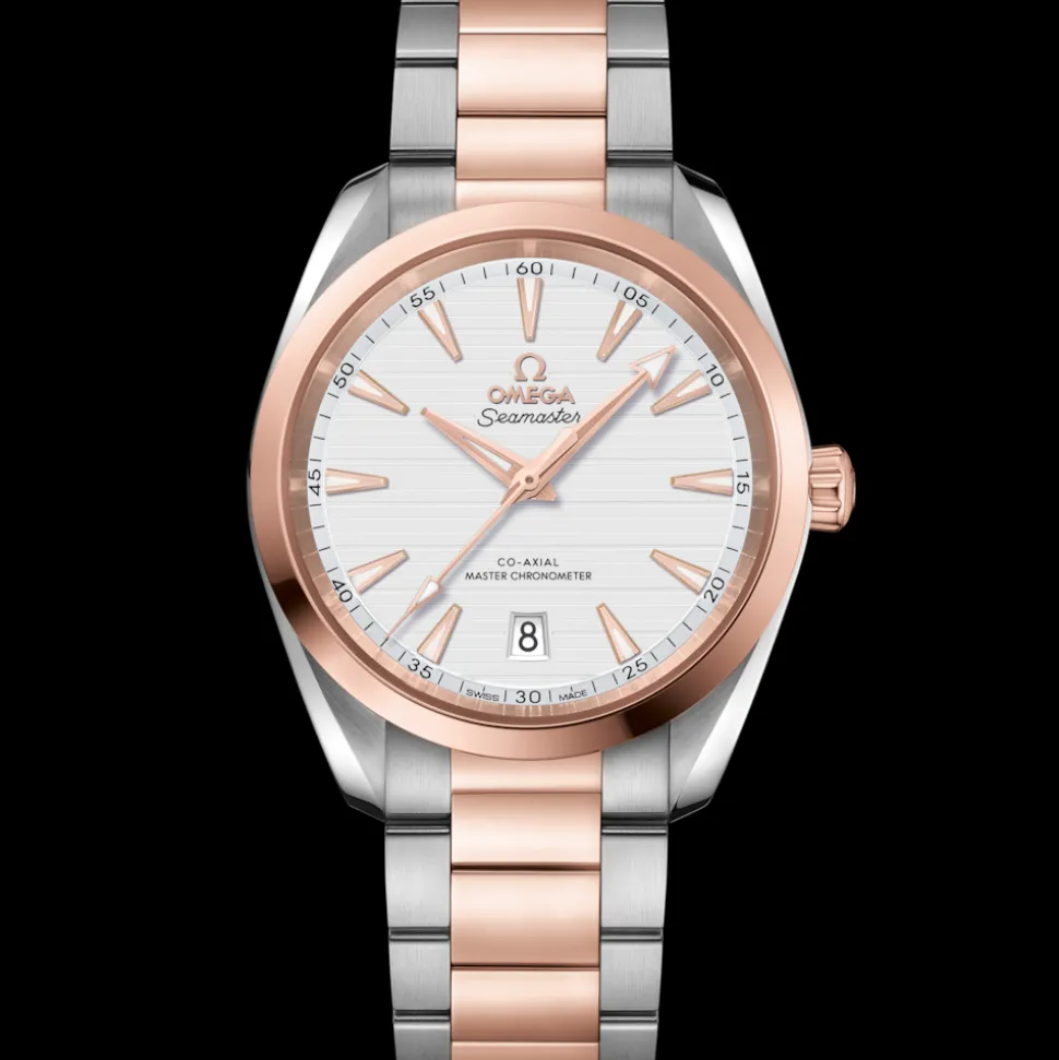 38 mm, acciaio‑oro Sedna™ su acciaio‑oro Sedna™