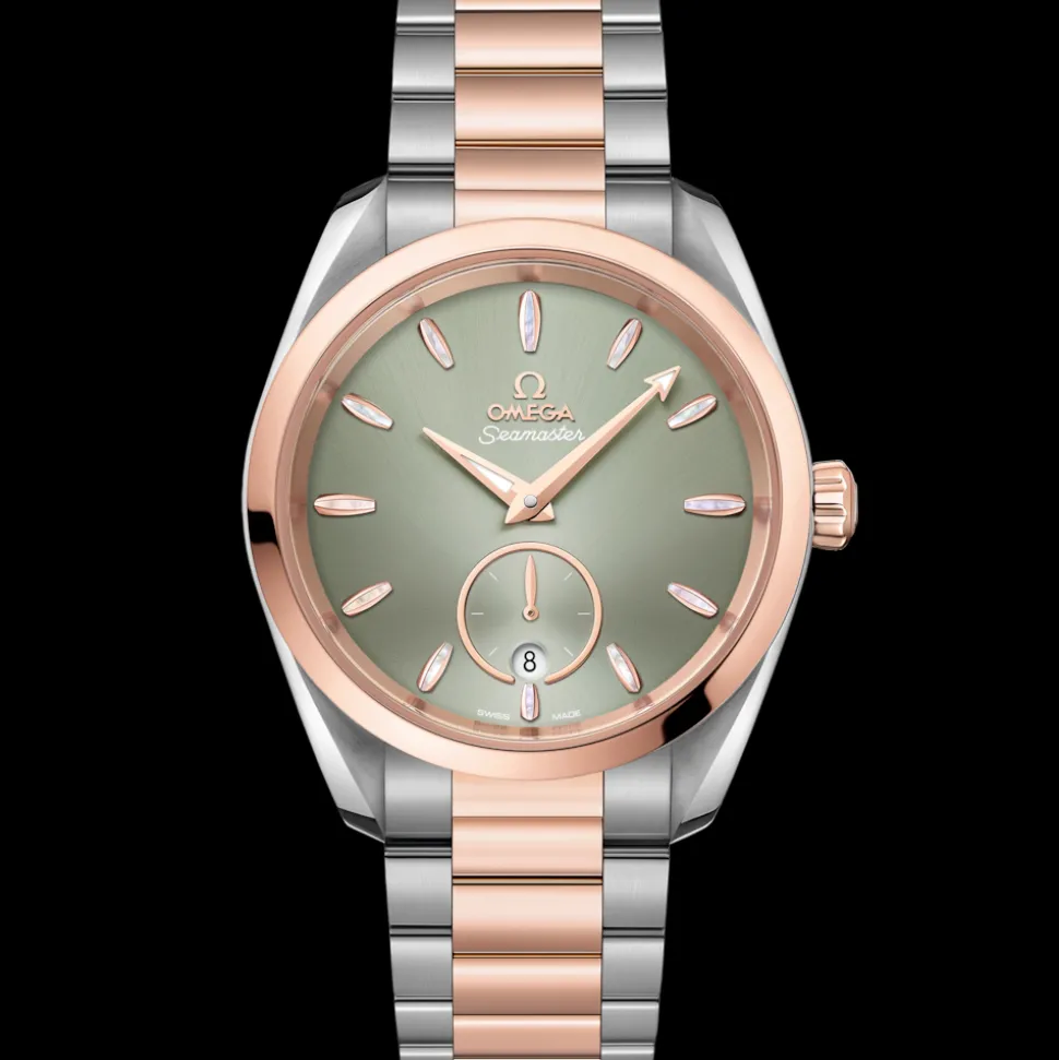 38 mm, acciaio‑oro Sedna™ su acciaio‑oro Sedna™