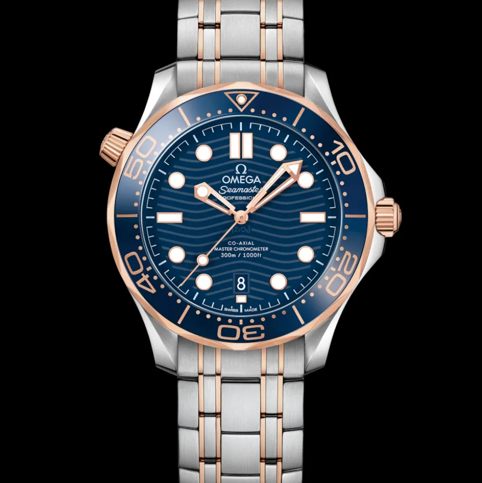 42 mm, acciaio‑oro Sedna™ su acciaio‑oro Sedna™