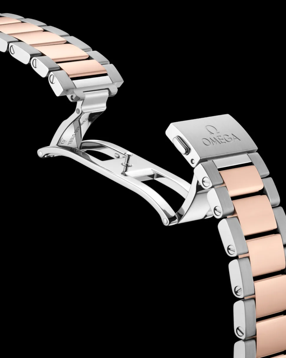 38 mm, acciaio‑oro Sedna™ su acciaio‑oro Sedna™