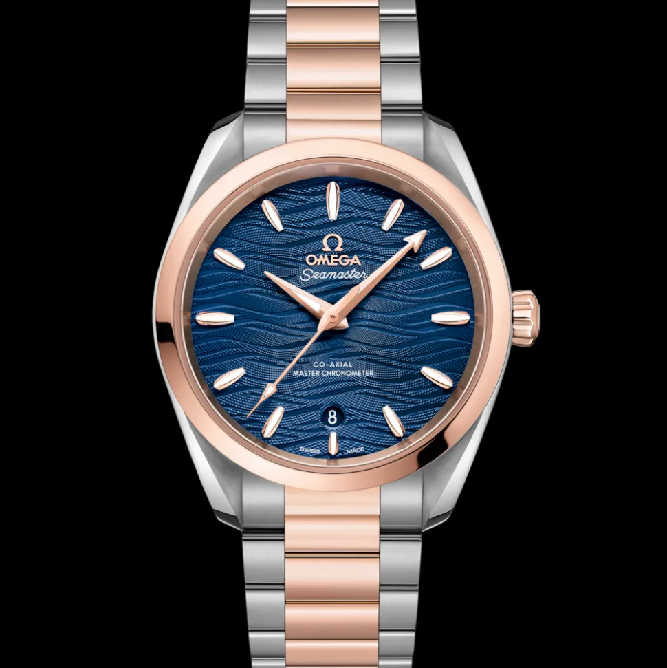 38 mm, acciaio‑oro Sedna™ su acciaio‑oro Sedna™