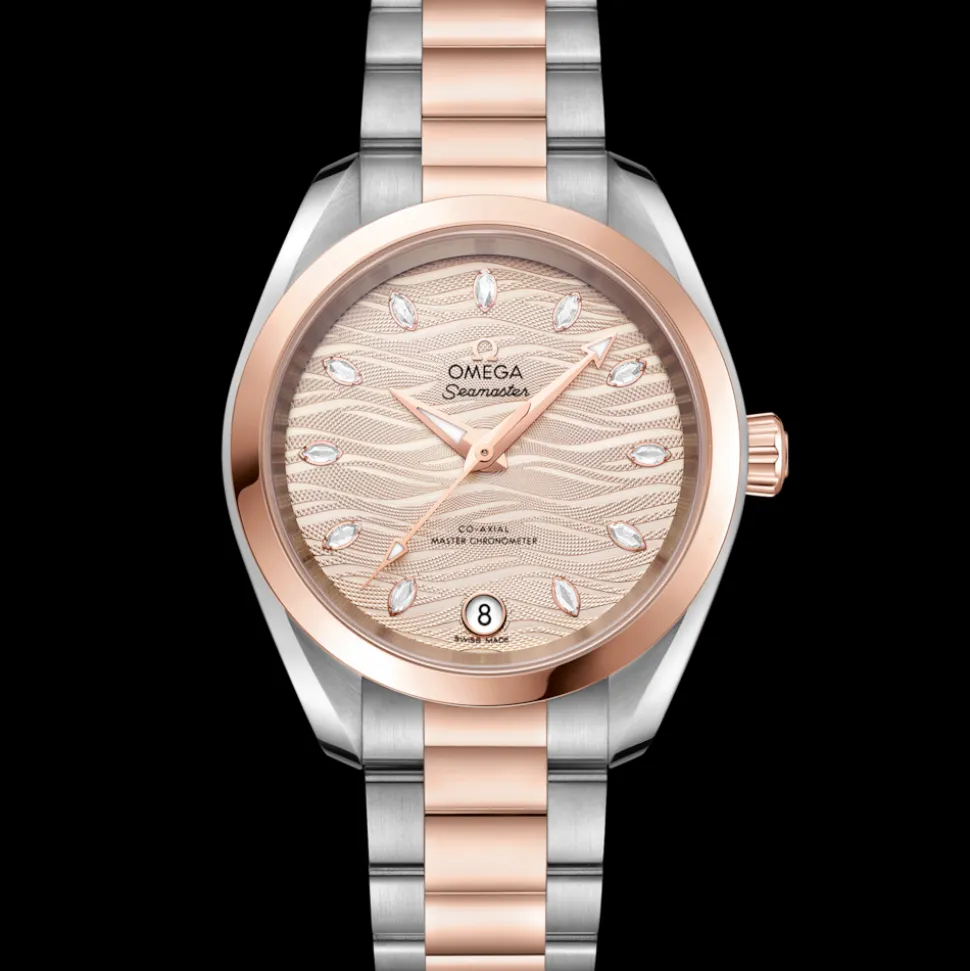 34 mm, acciaio‑oro Sedna™ su acciaio‑oro Sedna™